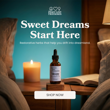 Sleepy herbal tincture for natural sleep support - Peace Love Hormones - view 6