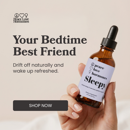 Sleepy herbal tincture for natural sleep support - Peace Love Hormones - view 5