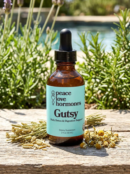 Gutsy herbal bitters for digestive health and liver detox - Peace Love Hormones - view 1