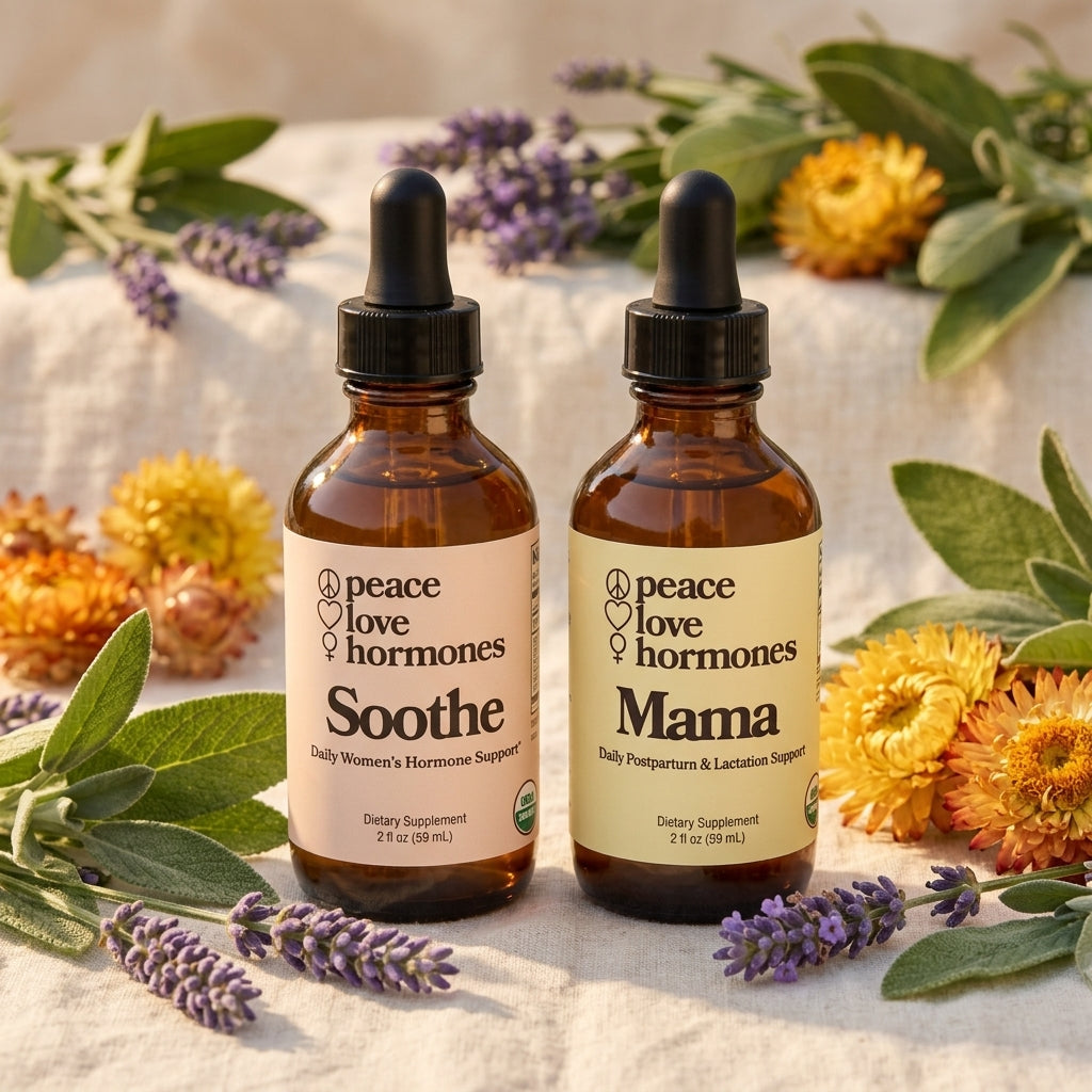 Daily Duo (build-your-own) — Soothe and Mama herbal tincture bundle